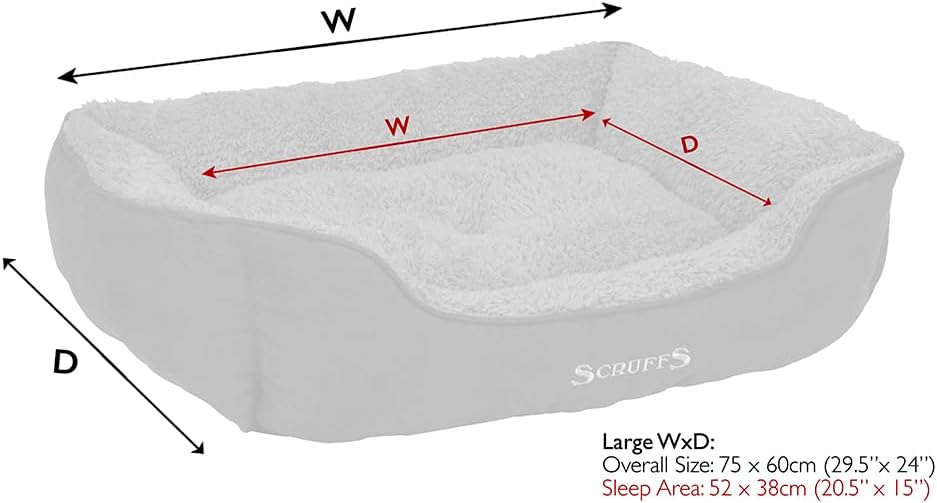 Scruffs Comfortabele Hondenmand en Grijs