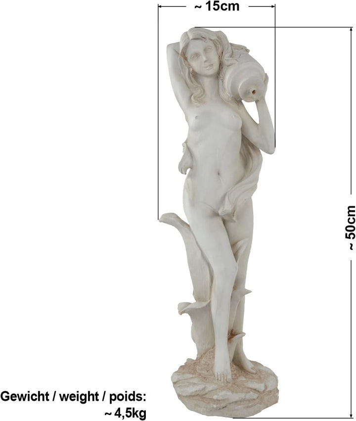 Amur Garten BRUNNEN SOLAR TEICHPUMPE SOLAR SPRINGBRUNNEN GARTENBRUNNEN SOLAR WASSERSPIEL Muse mit Wa
