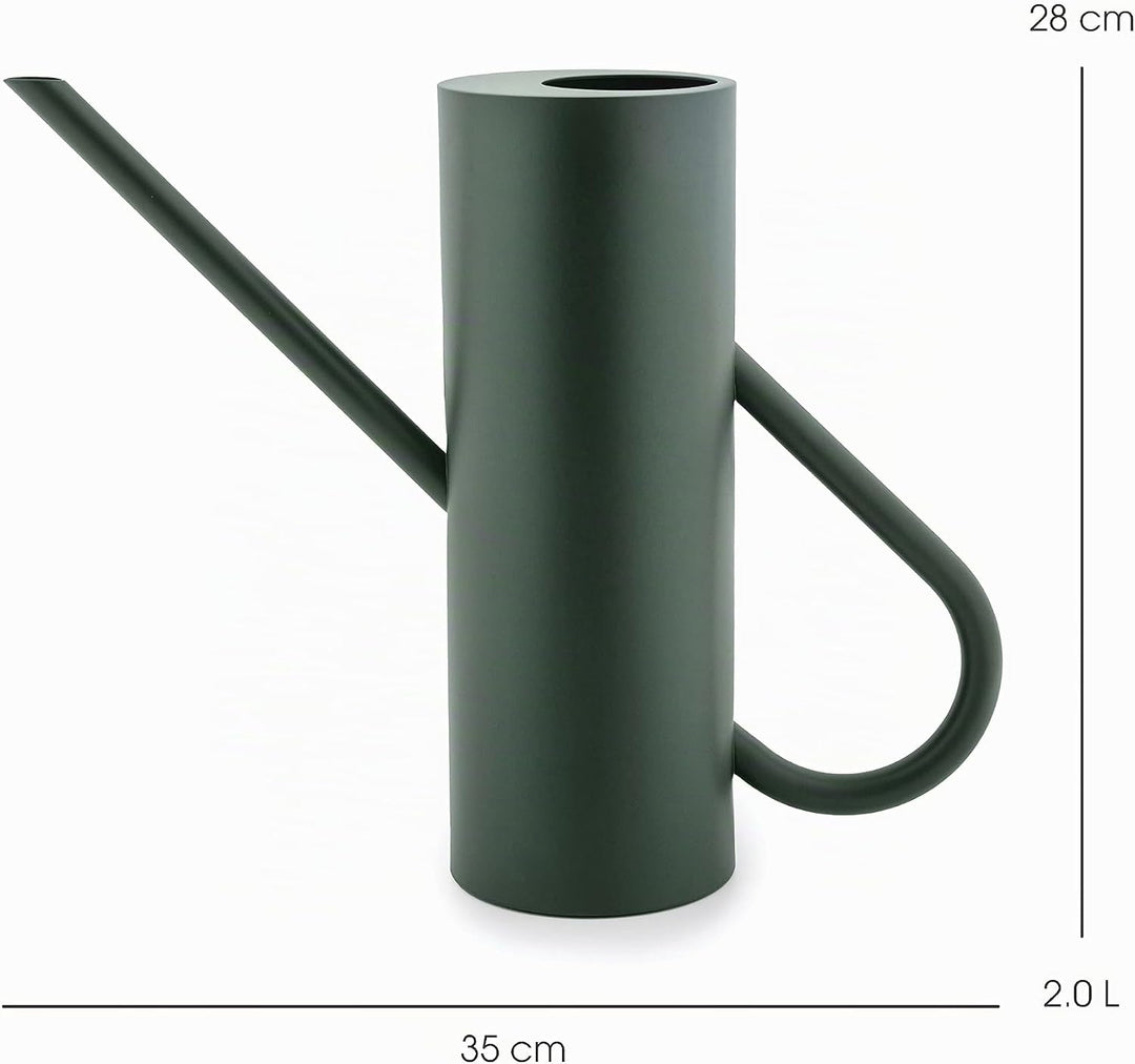 Stelton Bloom Blumengiesskanne 2L, für Zimmerpflanzen. Giesskanne mit langem Ausgiesser, pulverbesch