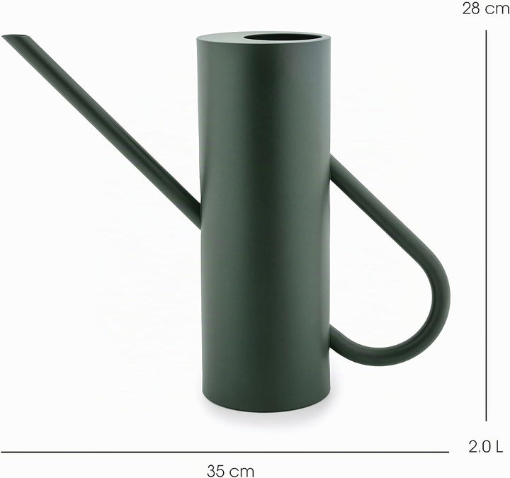 Stelton Bloom Blumengiesskanne 2L, für Zimmerpflanzen. Giesskanne mit langem Ausgiesser, pulverbesch