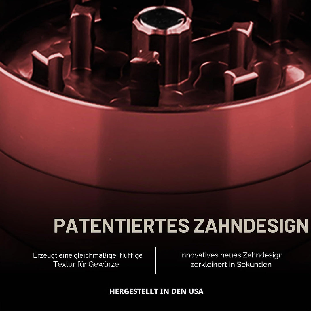 Santa Cruz Shredder Kräutermühle aus Metall, gerändelt, für stärkeren Griff, 3 Stück, klein, 4,3 cm