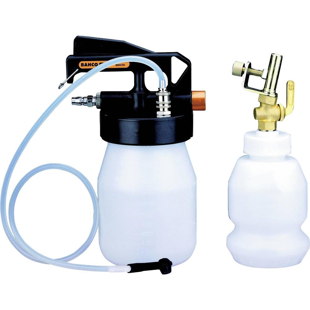 Bahco BBR350 BHBBR350 Bremsenentlüfter 1/4 Zoll 1.5 L mit 0.6 L Nachfüllbehalter