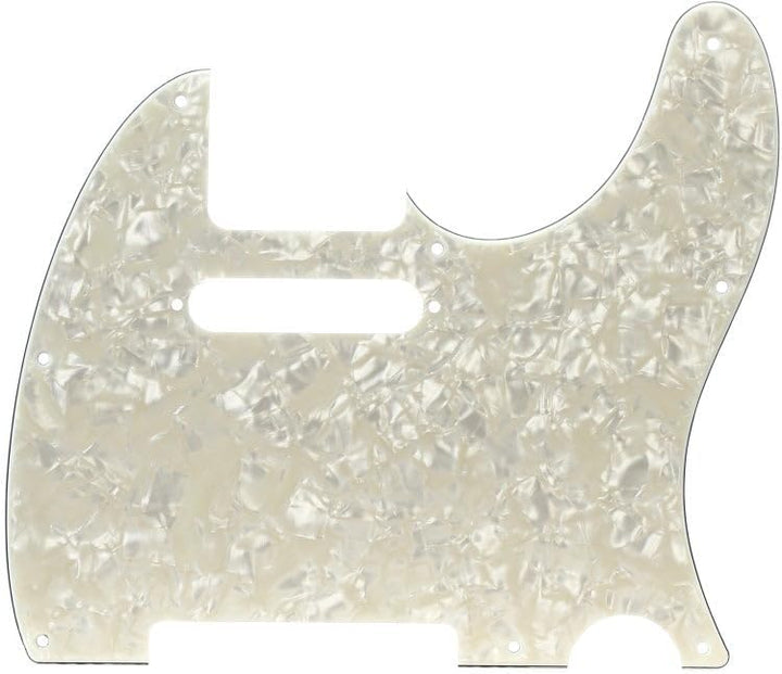 Fender 099-2174-000 4-Ply Aged White Pearl 8-Hole Mount Telecaster Pickguard