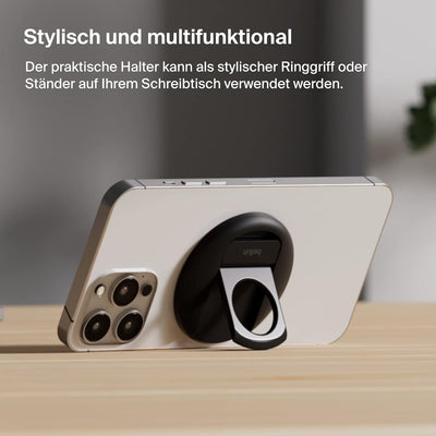 Belkin iPhone-Halter mit MagSafe für Mac-Notebooks; einfache magnetische Befestigung zur Verwendung
