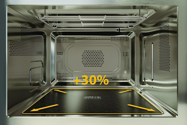 Mikrowelle MF 255 B/Extra Space: Kombi Ohne Drehteller/My Menu/Spezialprogramme/Dampf-Funktion/Dampf