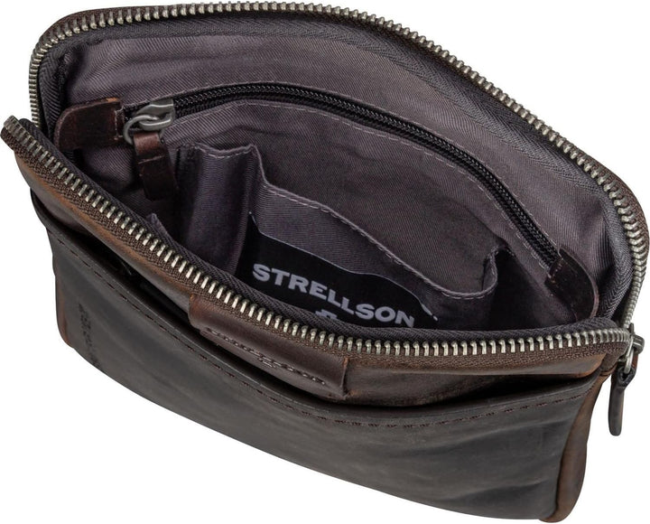 Strellson 4010003243 702 - Brick Lane Marcus Shoulderbag xsvz1 darkbrown Dark Brown, Dark Brown