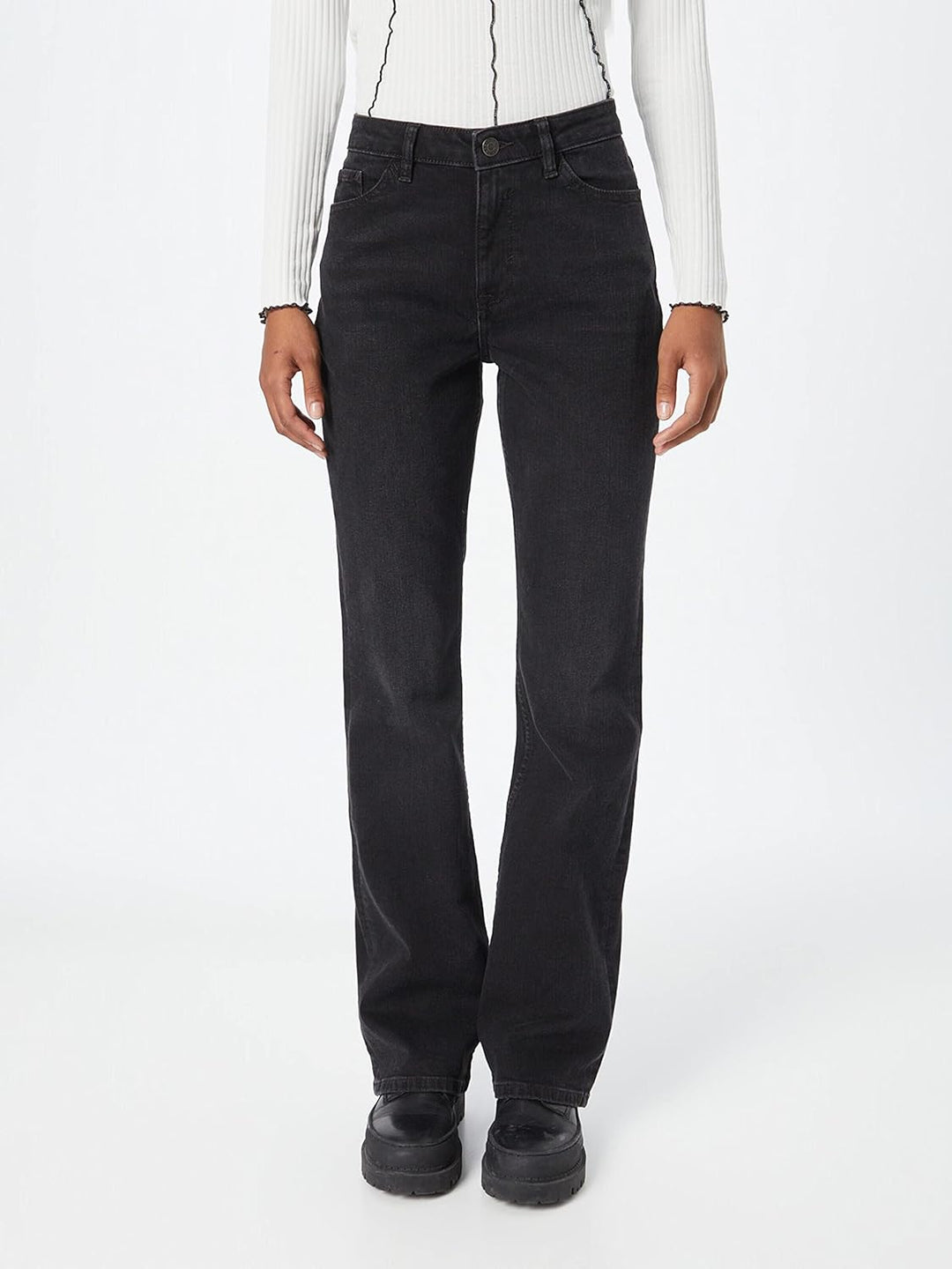 ESPRIT Damen Jeans 25W / 30L 911/Black Dark Wash, 25W / 30L 911/Black Dark Wash