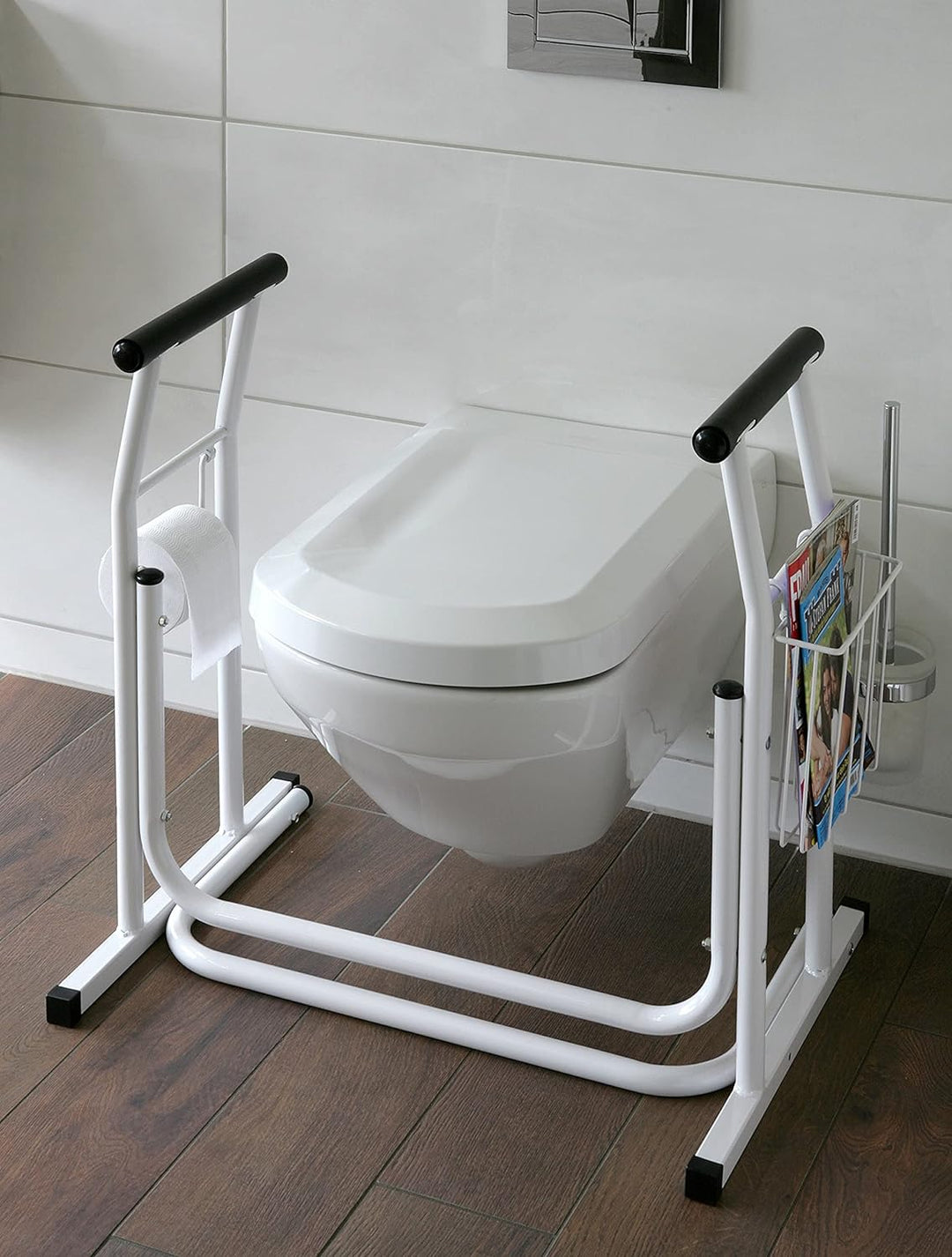 WC-Aufstehhilfe-mobiles Toiletten Stützgestell Haltegriff für Bad Stützgriff