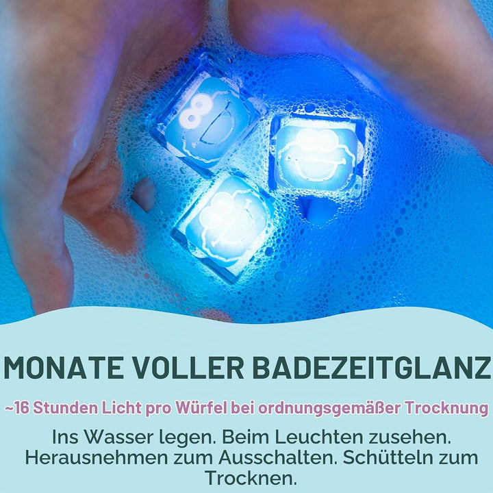 Glo Pals Cookie Monster Cubes Cookie Monster blau, Cookie Monster blau