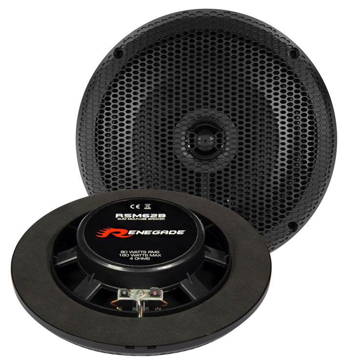 Renegade RSM62B 2-Wege Einbau-Lautsprecher 200W Inhalt: 1St.