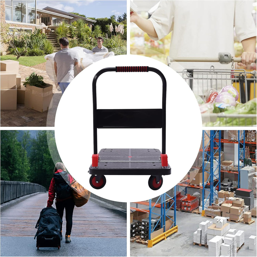 Fracht Wagen Klappbar Rollwagen Klappbar Transportwagen Magazinwagen Schiebebügelwagen Plattformwage