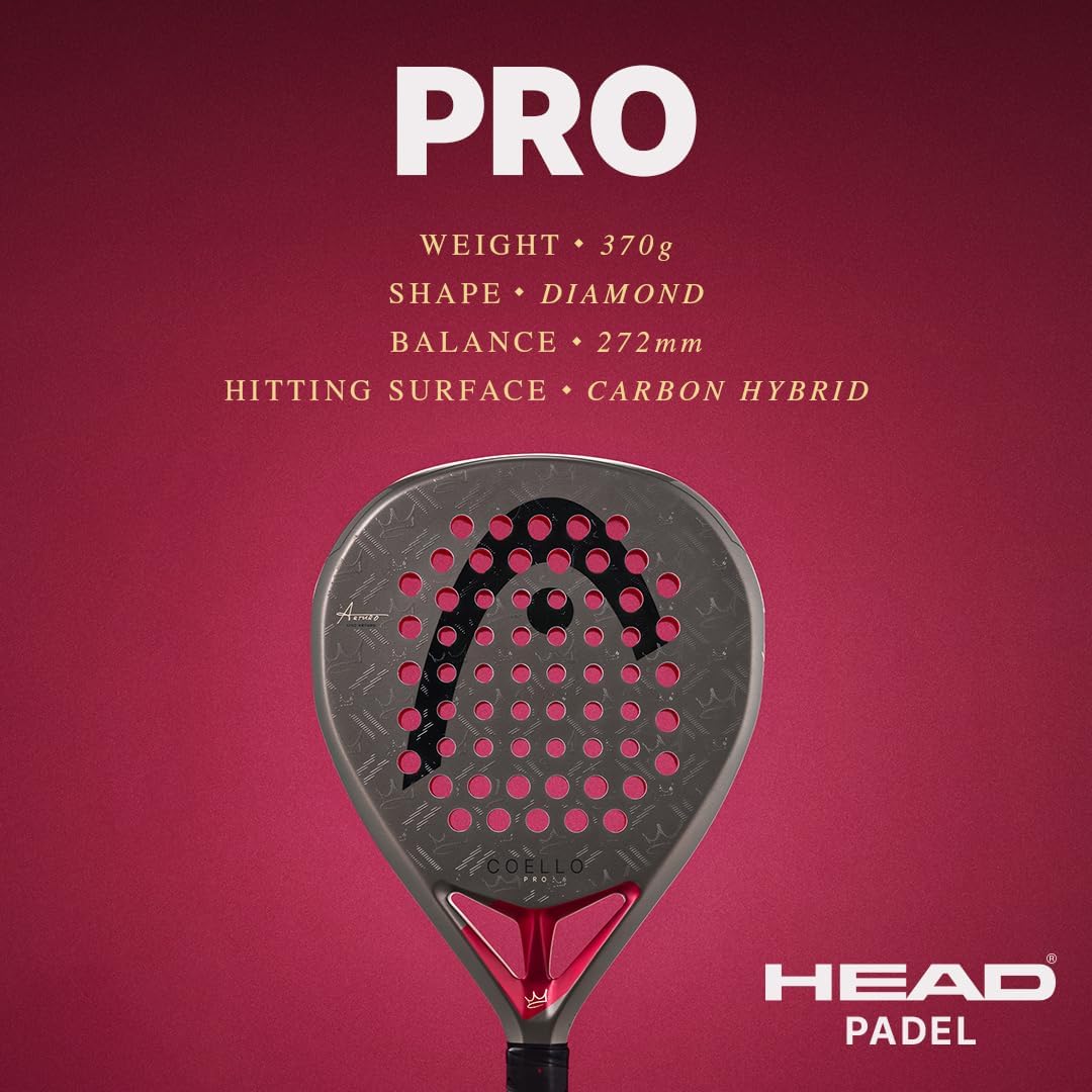 HEAD Coello 2026 Padelschläger Serie - Pro, Motion & Team Padel Paddel, Padel