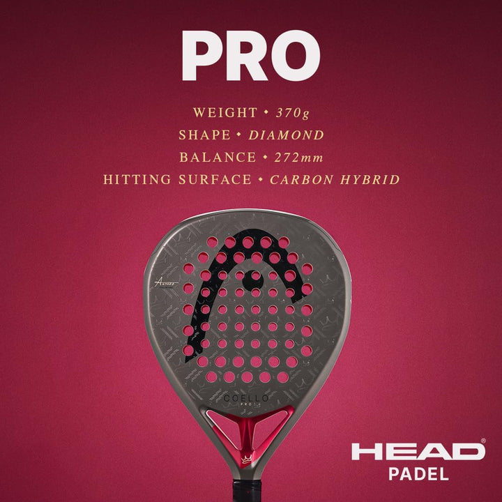 HEAD Coello 2026 Padelschläger Serie - Pro, Motion & Team Padel Paddel, Padel