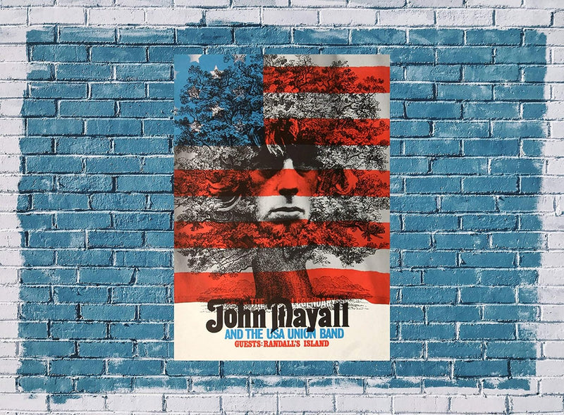 John Mayall - Looking Back, 1969 » Konzertplakat/Premium Poster | Live Konzert Veranstaltung | DIN A