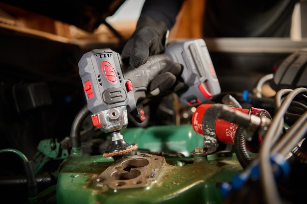Ingersoll Rand G4621 IQV20 Cordless Polisher/Sander Kit 3" Brushless Motor Schwarz für längeren Lauf
