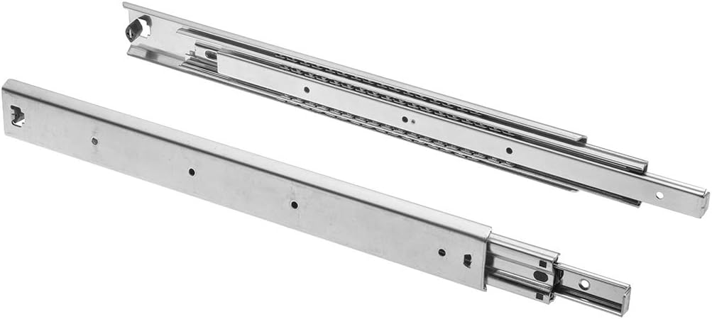 GTV H53 Schubladenschienen Vollauszüge Schubladenauszüge - 53.9 x 650 mm - 2 mm Starken Verzinkt Sta