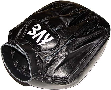 BAY Signal Linear Leder-Handpratzen, Profi-Trainerpratzen mit grosser Zielfläche