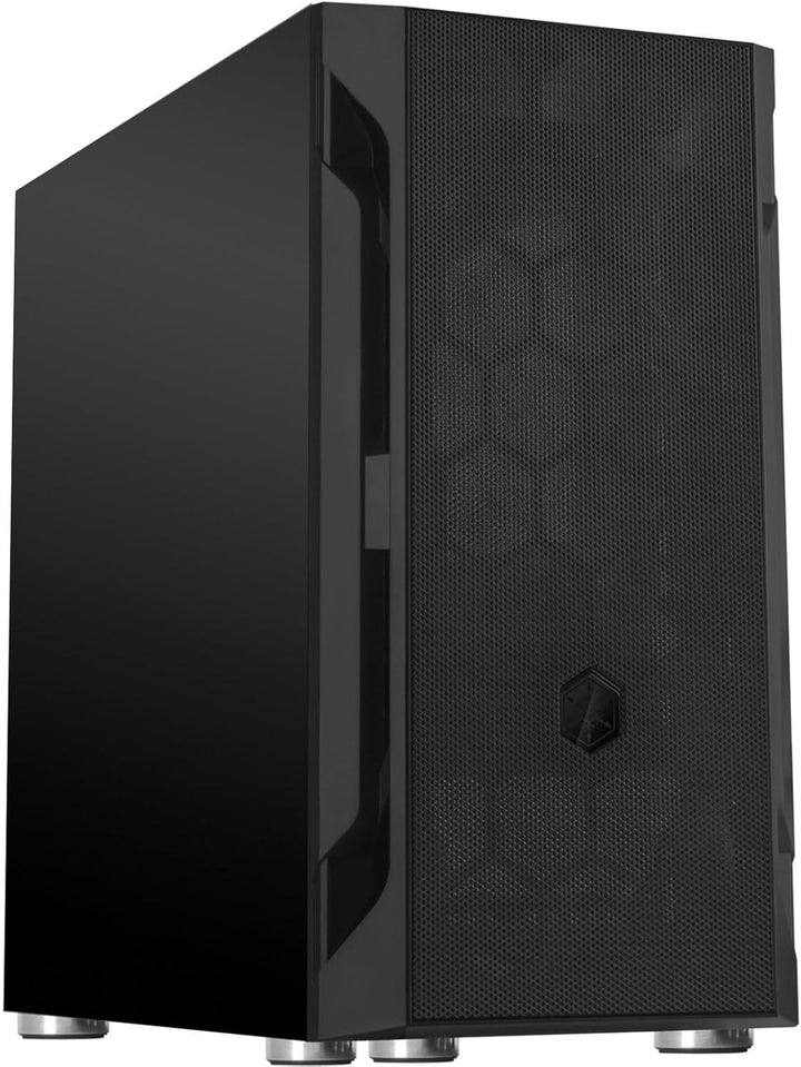 SilverStone Technology FARA H1M, Schwarz, Micro-ATX, Stahlgitter, Kunststoff, Stahlgehäuse, 120mm x