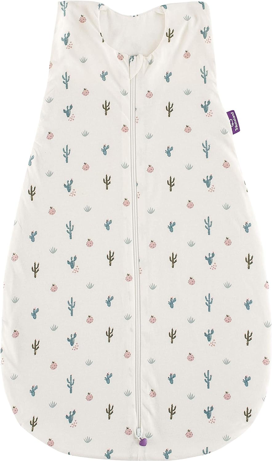 Träumeland S0200603 Sommerschlafsack LIEBMICH aus Baumwolle, Design Kaktusliebe, Grösse 70 cm, mehrf
