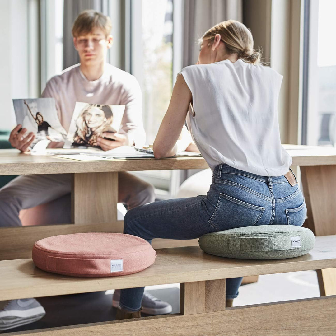 VLUV Balancekissen-Set, ergonomische, aktive Sitzgelegenheit, in vielen Farben und verschiedenen Sto
