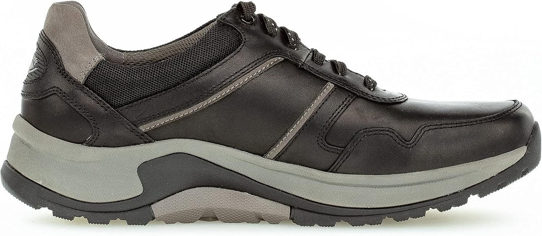 Pius Gabor Herren Sneaker Low, Männer Halbschuhe,Wechselfussbett 40.5 EU Schwarzer Schwarzer Rock, 4