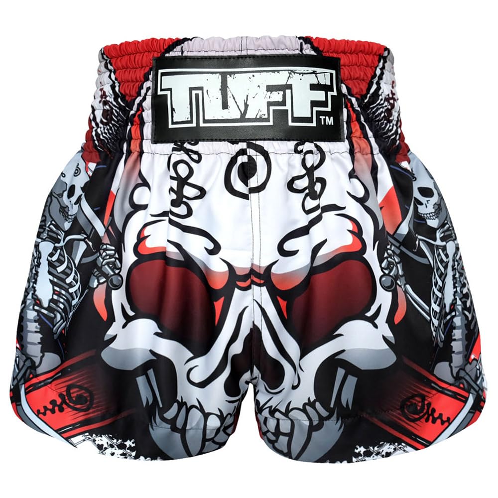 Tuff Sport Boxen, Muay Thai-Shorts, Drachenschädel, Kick, Kampfsport, Training, Fitnessstudio, Kleid