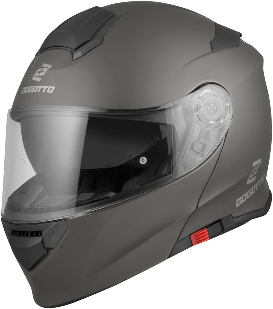 Bogotto V271 Motorrad Klapphelm XS anthrazit matt, XS anthrazit matt