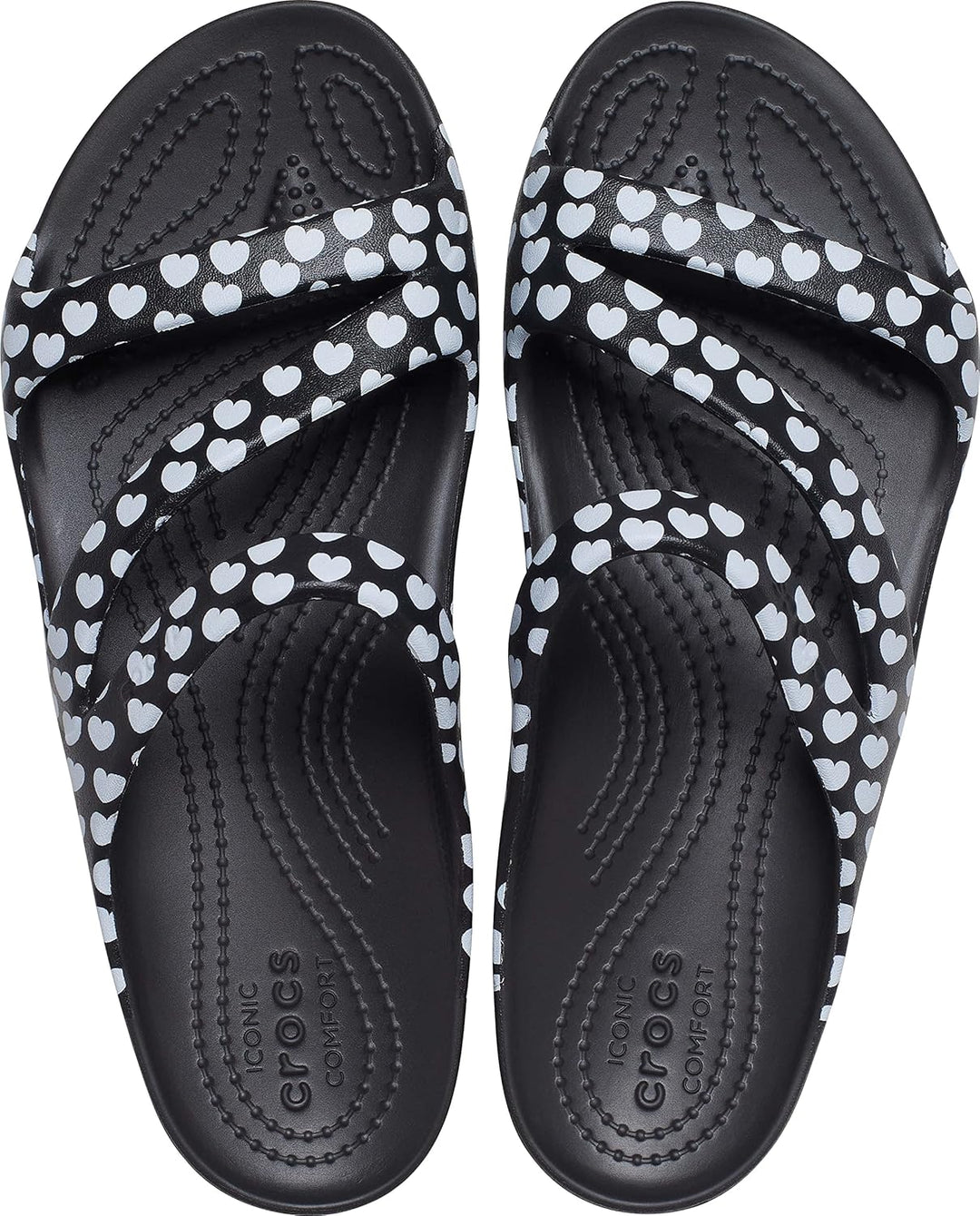 Crocs Damen Kadee Ii W Sandalen 36/37 EU Black White, 36/37 EU Black White
