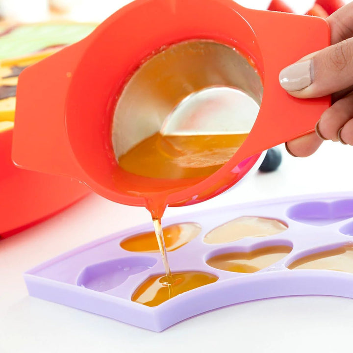 InnovaGoods V0103367 2 in 1 Schokoladenfondue-Maker, Kunststoff, Rot