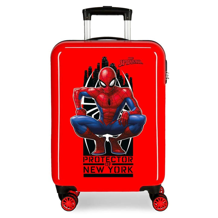 Marvel Spiderman Geo Kabinenkoffer Rot 37x55x20 cms Hartschalen ABS Kombinationsschloss 34L 2,6Kgs 4