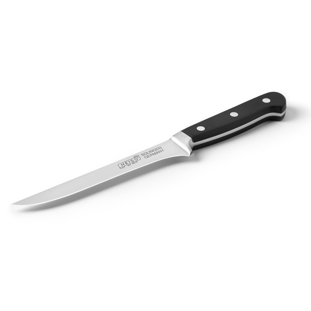 HEISO - Ausbeinmesser - PREMIUM SERIE - rostfreie 15cm Klinge - Metzgermesser "Made in Solingen" - F