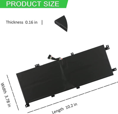 XITAIAN 15.36V 46Wh 2985mAh 02DL031 L18C4P90 SB10T83120 Ersatz Laptop Akku für Thinkpad l13, l13 Yog