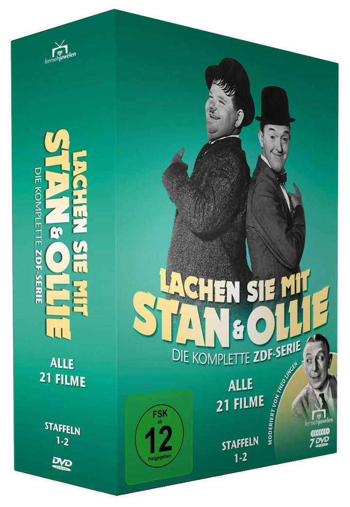 Lachen Sie mit Stan & Ollie (7 DVDs) - Die ZDF-Gesamtedition (Alle 21 Filme) (Fernsehjuwelen), DVD