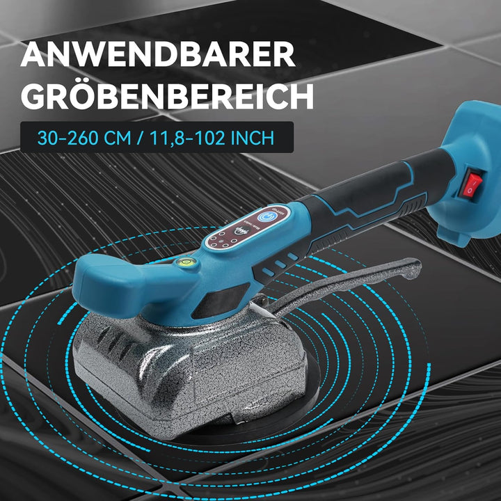 Professioneller Fliesenrüttler für Makita 18V System - 100kg Haftkraft, 13cm Sauger, 5-Stufen-Geschw