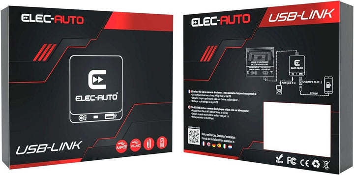 USB Interface MP3 FLAC - Auxiliary für Auto Renault | Ladegerät | Klinkenbuchse | Unsichtbares Unter