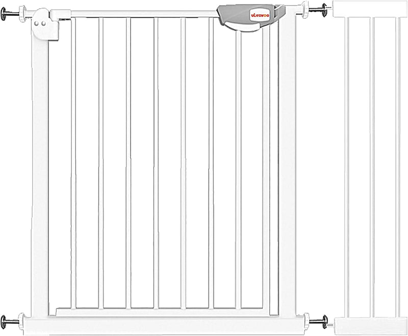 UBRAVOO Babygitter für Türen und Treppen, Höhe 100 cm, Sicherheits-Haustiergitter, Spannungstyp, aut