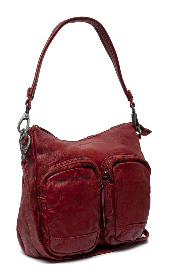 The Chesterfield Brand Washed Nitra Schultertasche Leder 29 cm