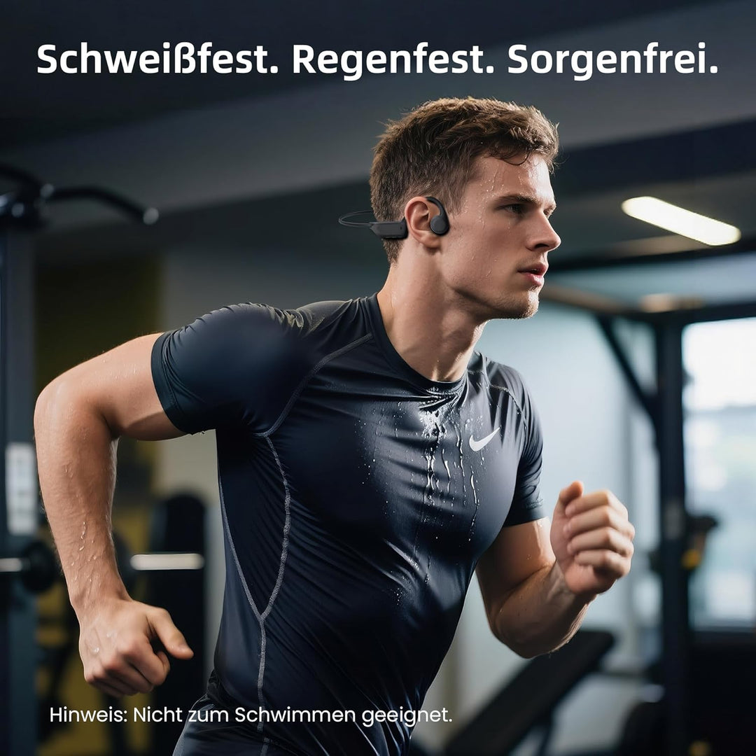 HIFI WALKER Knochenschall Kopfhörer Bluetooth 6.0, Open Ear Kopfhörer Bone Conduction Headphones, 18