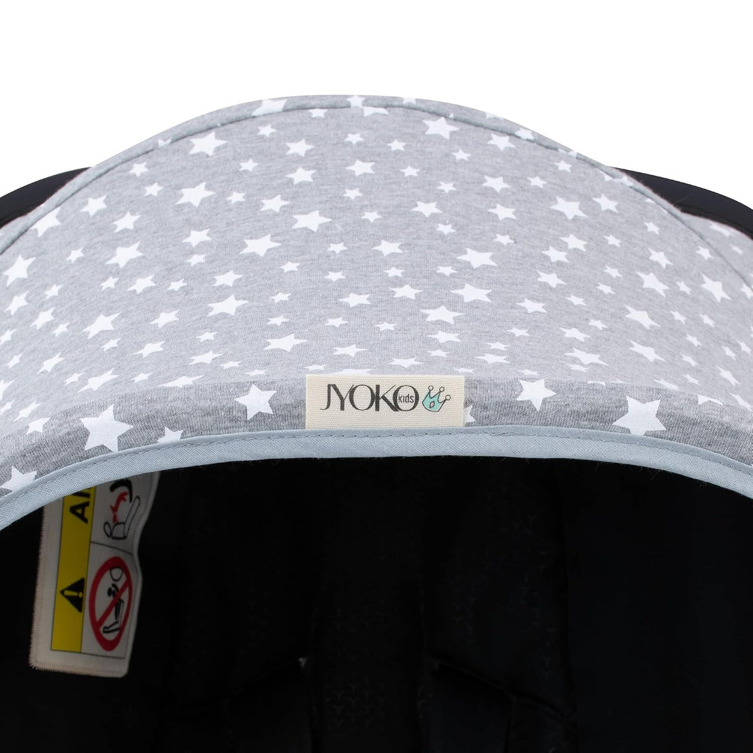 JYOKO KIDS Verdeck für Autositz und Kinderwagen, kompatibel mit Doona, aus 100% Baumwolle (Verdeck,