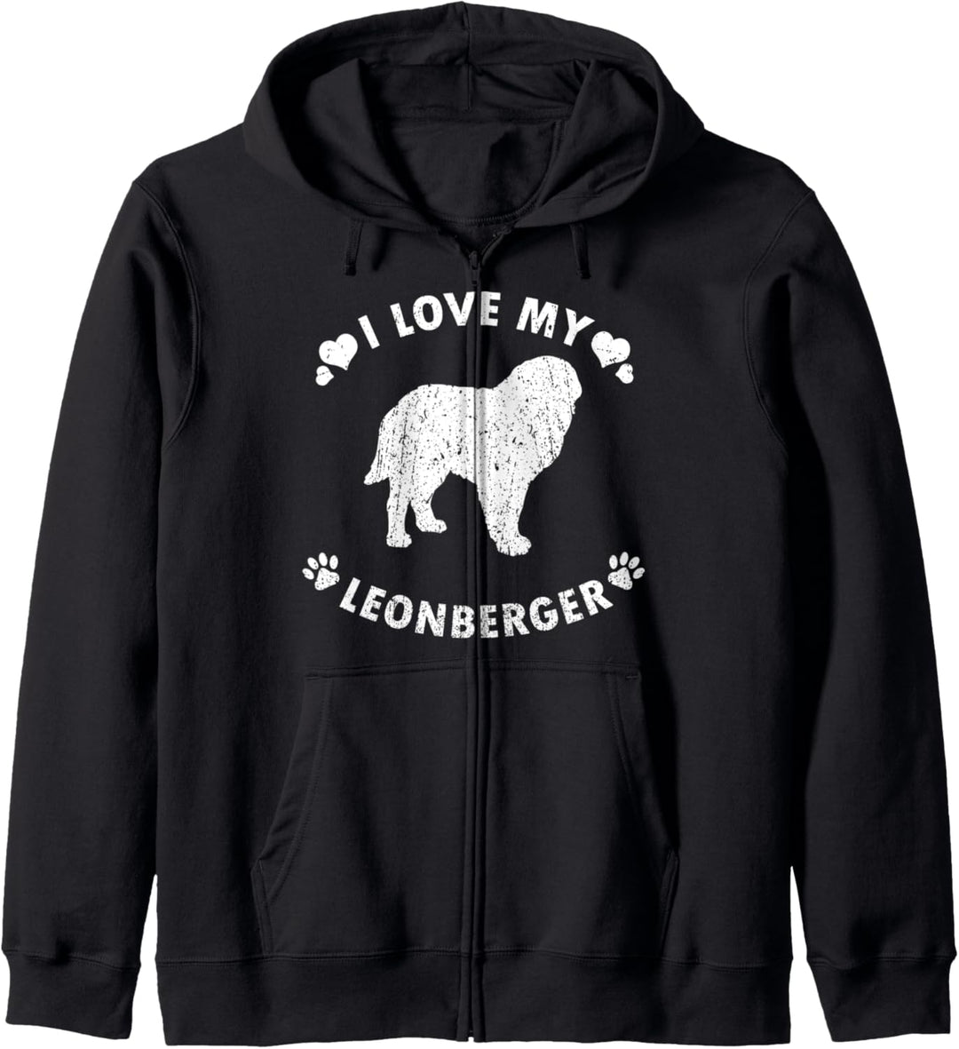 Leonberger Hunde Geschenke I Love My Leonberger Kapuzenjacke