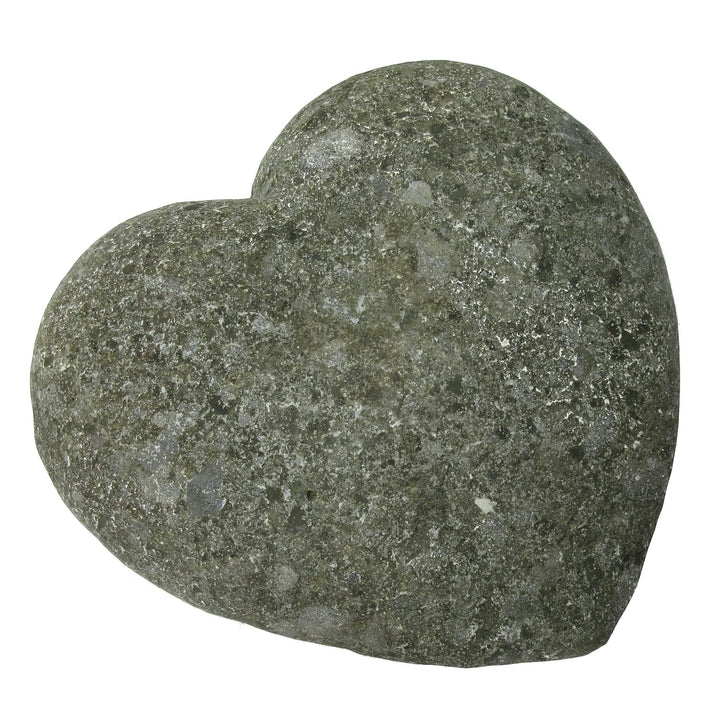 STONE art & more Exklusives Stein Herz Naturstein Ø 15cm Garten Deko Grabschmuck Steinmetzarbeit Uni