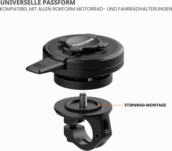 Rokform Universelle Motorradhalterung Vibrationsdämpfer (V3), für Motorrad- und Fahrrad-Telefonhalte