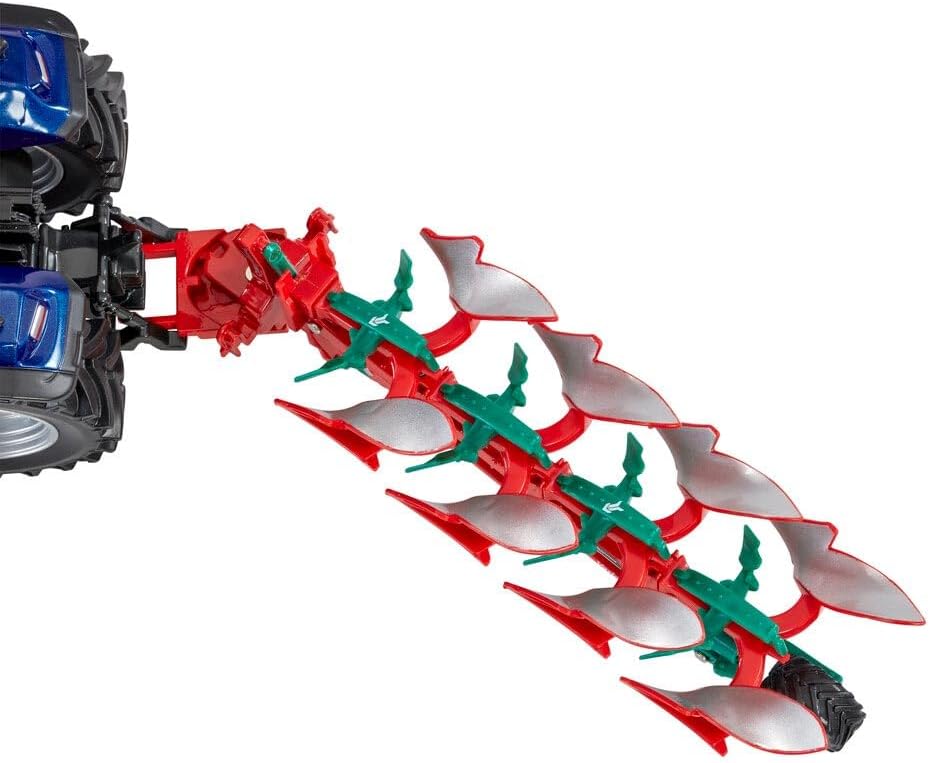 Kverneland 2300 S Variomat Pflug Nachbau, kompatibel mit Bauernhof-Traktoren im Massstab 1:32, Tiere