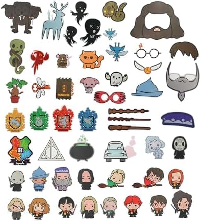 Paladone Harry Potter Foto-Requisiten Pack - 58 Requisiten mit Stöcken, Geburtstagsfeier &amp; Foto-Boot