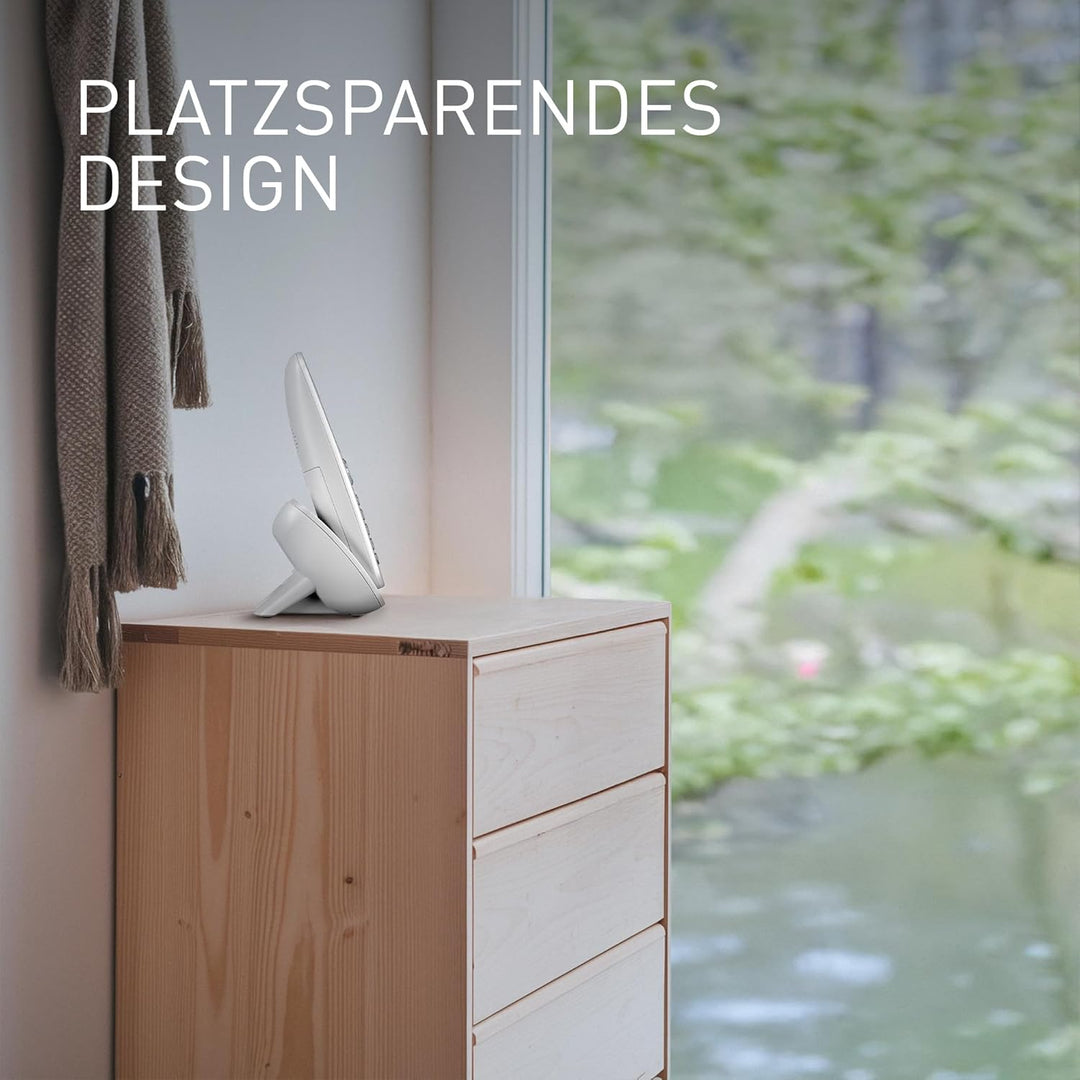 Panasonic KX-TG6821GS DECT Schnurlostelefon mit Anrufbeantworter (strahlungsarm, Eco-Modus, GAP Tele