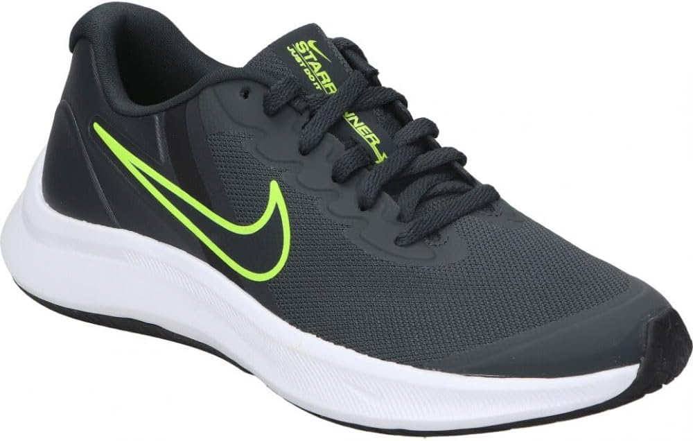 Nike Unisex Kinder Star Runner 3 Gymnastikschuh 19.5 EU Dk Smoke Grey Black Black, 19.5 EU Dk Smoke