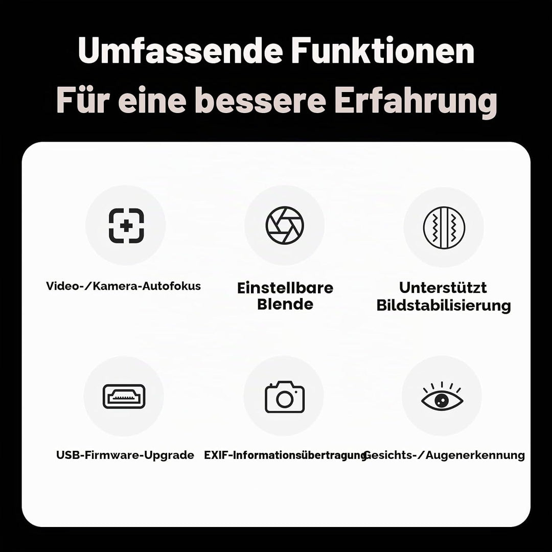 7artisans EF-FX Objektivadapter Autofokus Objektiv Speedbooster Konverter Ring kompatibel mit Canon