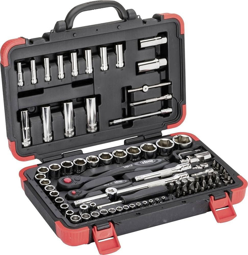 STECKSCHLÜSSEL-SATZ 1/4" + 1/2" 94 TLG