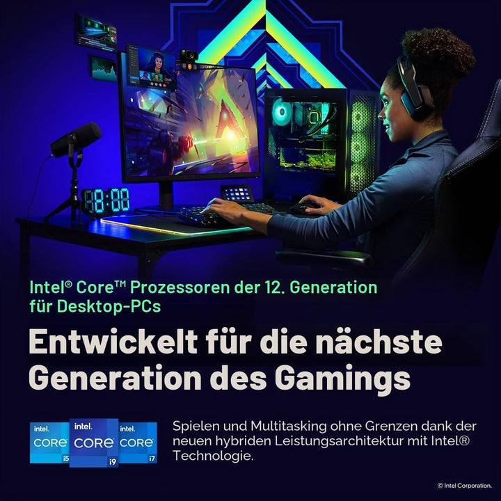 Intel Core i5-12600 12. Generation Desktop Prozessor (Basistakt: 3.3GHz, 6 Kerne, LGA1700, RAM DDR4