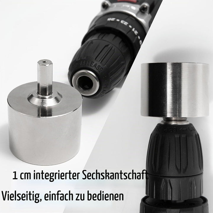 Vouyar 1 Zoll Vollmetall Kupfer Rohrreiniger, Rohrreinigungsbürste für Bohrmaschine mit austauschbar